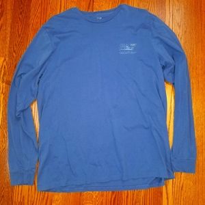 Vineyard Vines Men's American Flag Long Sleeve Shirt